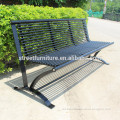 E-coating outdoor elements patio furniture metal outdoor park bench